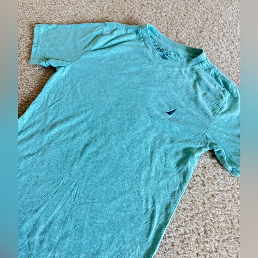 NAUTICAL | Boys Teal Blue  T Shirt | 10/12